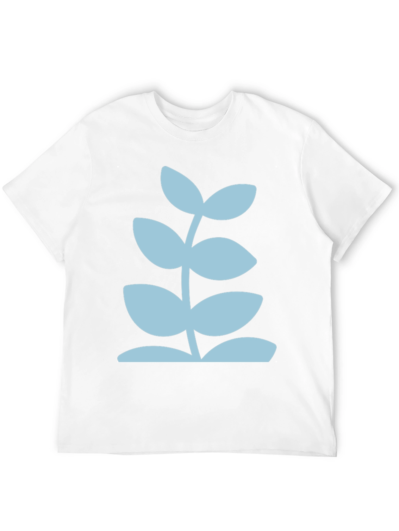 Black Modern Plant Graphic Tee - Black view 12