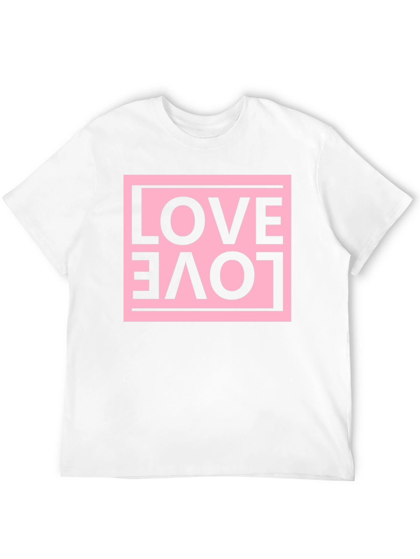 Black Love Graphic Tee - Upside Down Design view 12