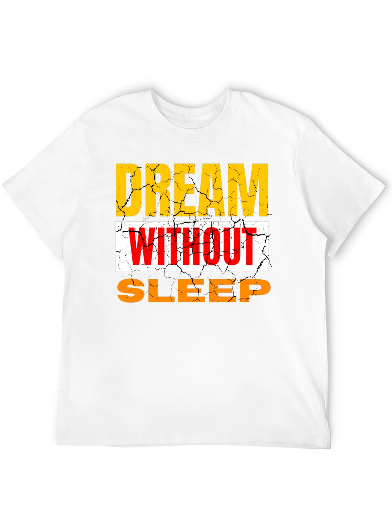 Black Dream Without Sleep Graphic T-Shirt view 12