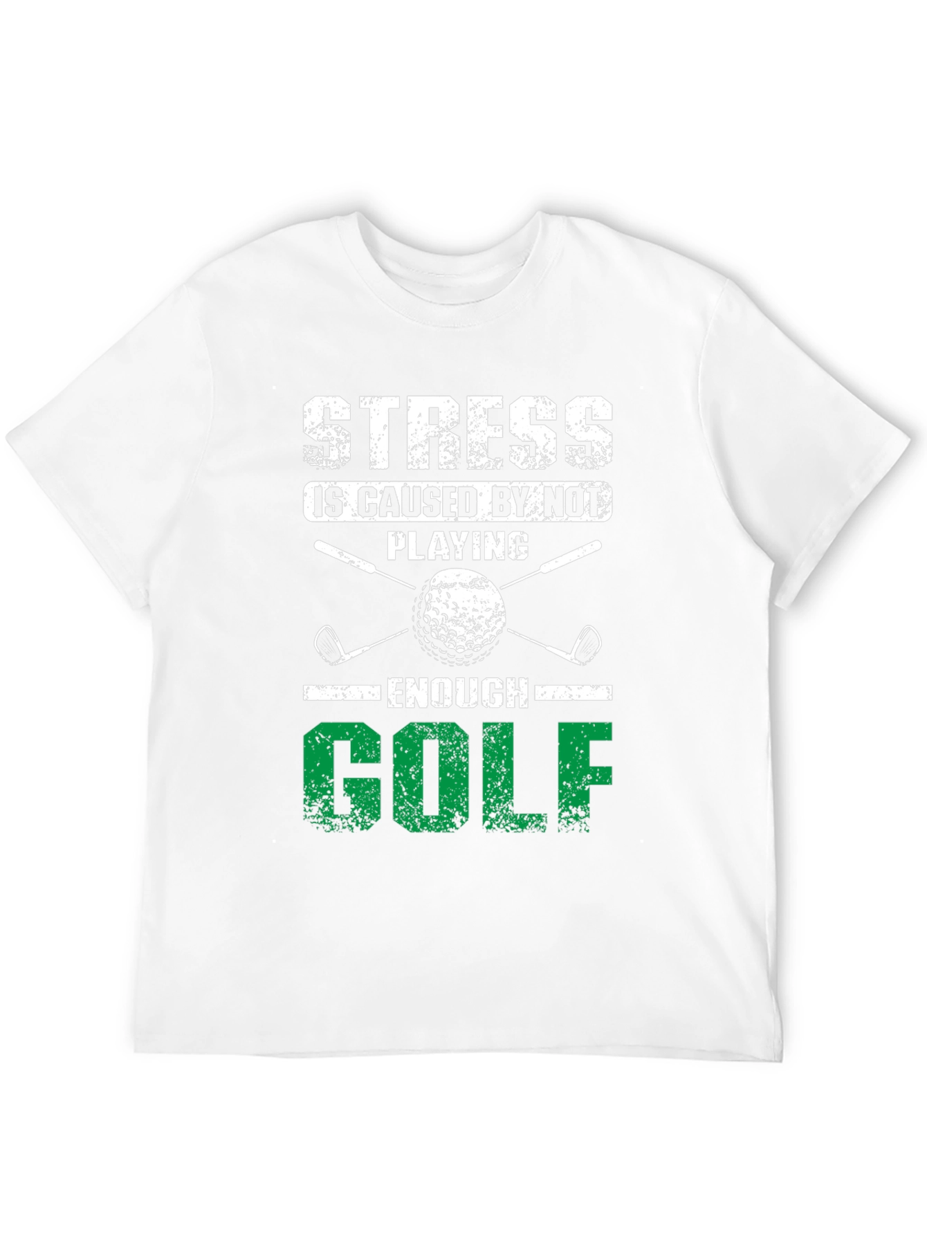Black Stress Golf T-Shirt view 12
