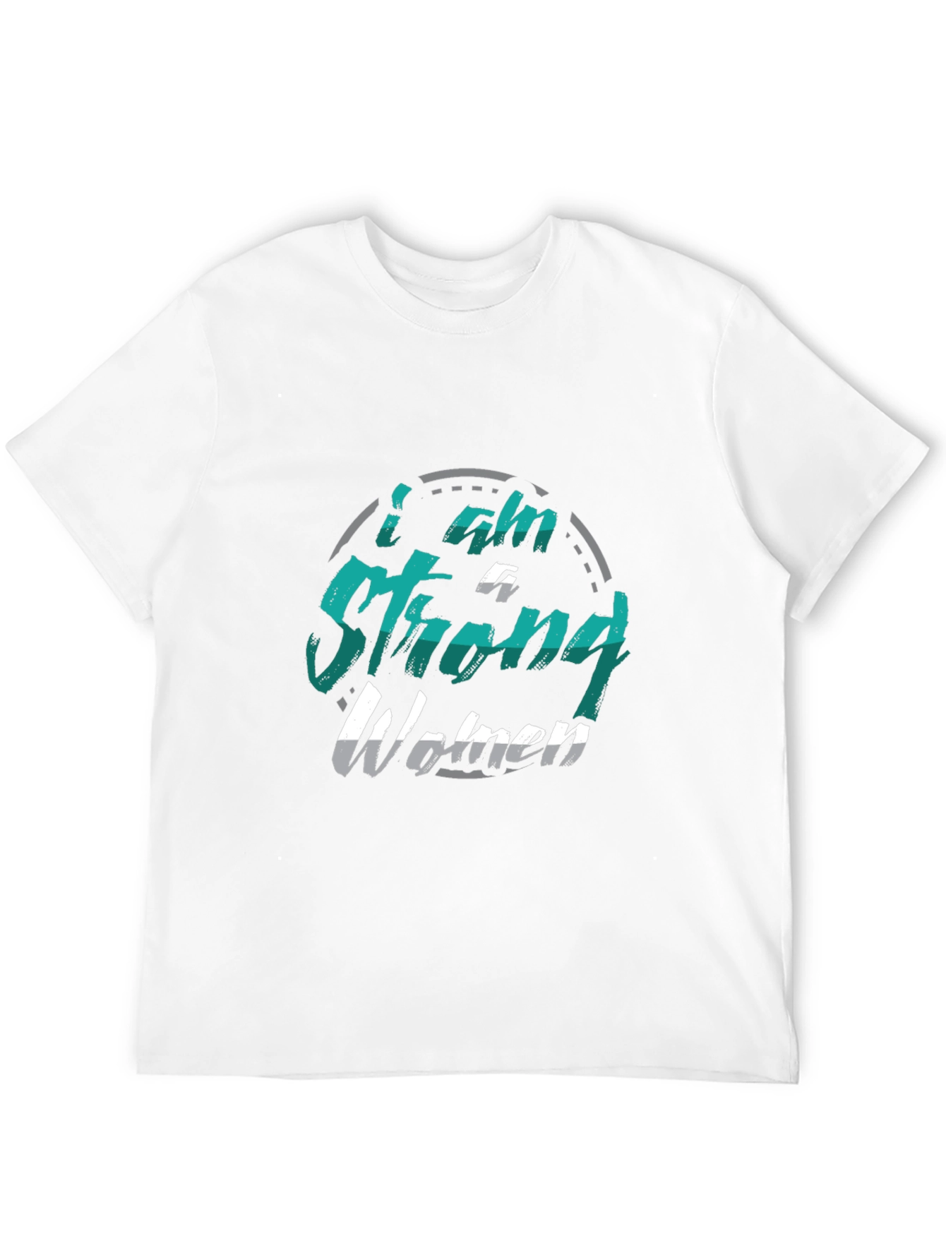 Black I am A Strong Woman Graphic T-Shirt view 12