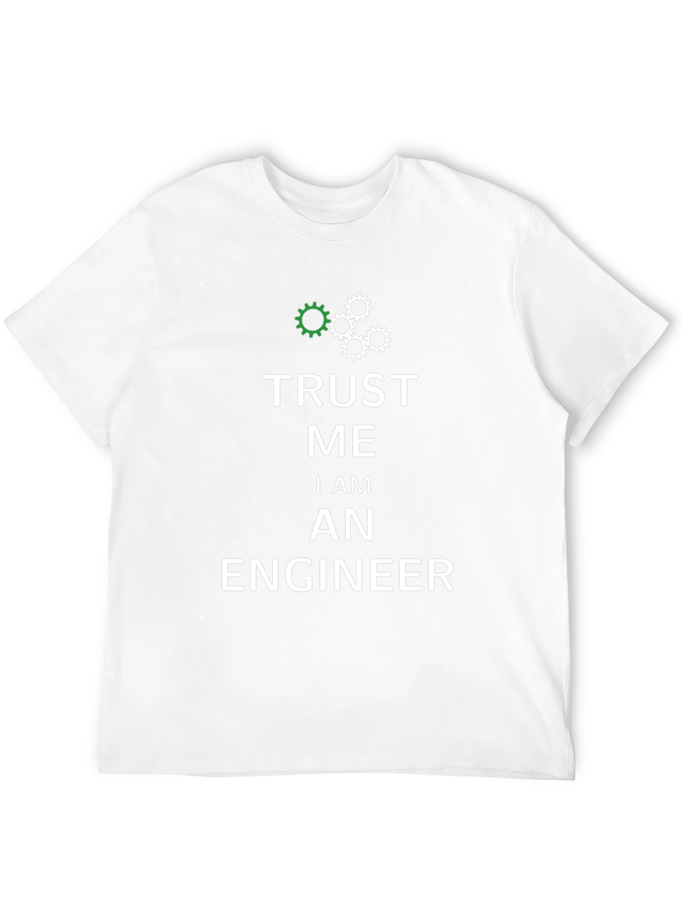 Black Trust Me I'm An Engineer T-Shirt view 12