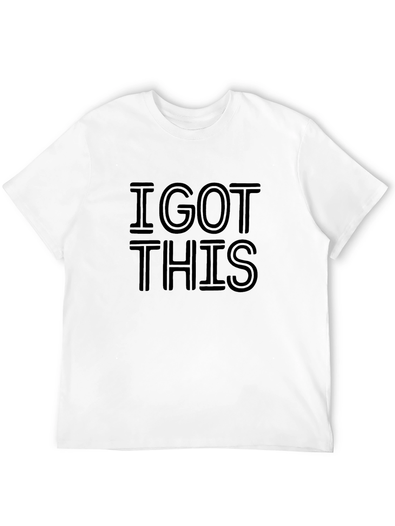 Black I GOT THIS Graphic Print T-Shirt view 12