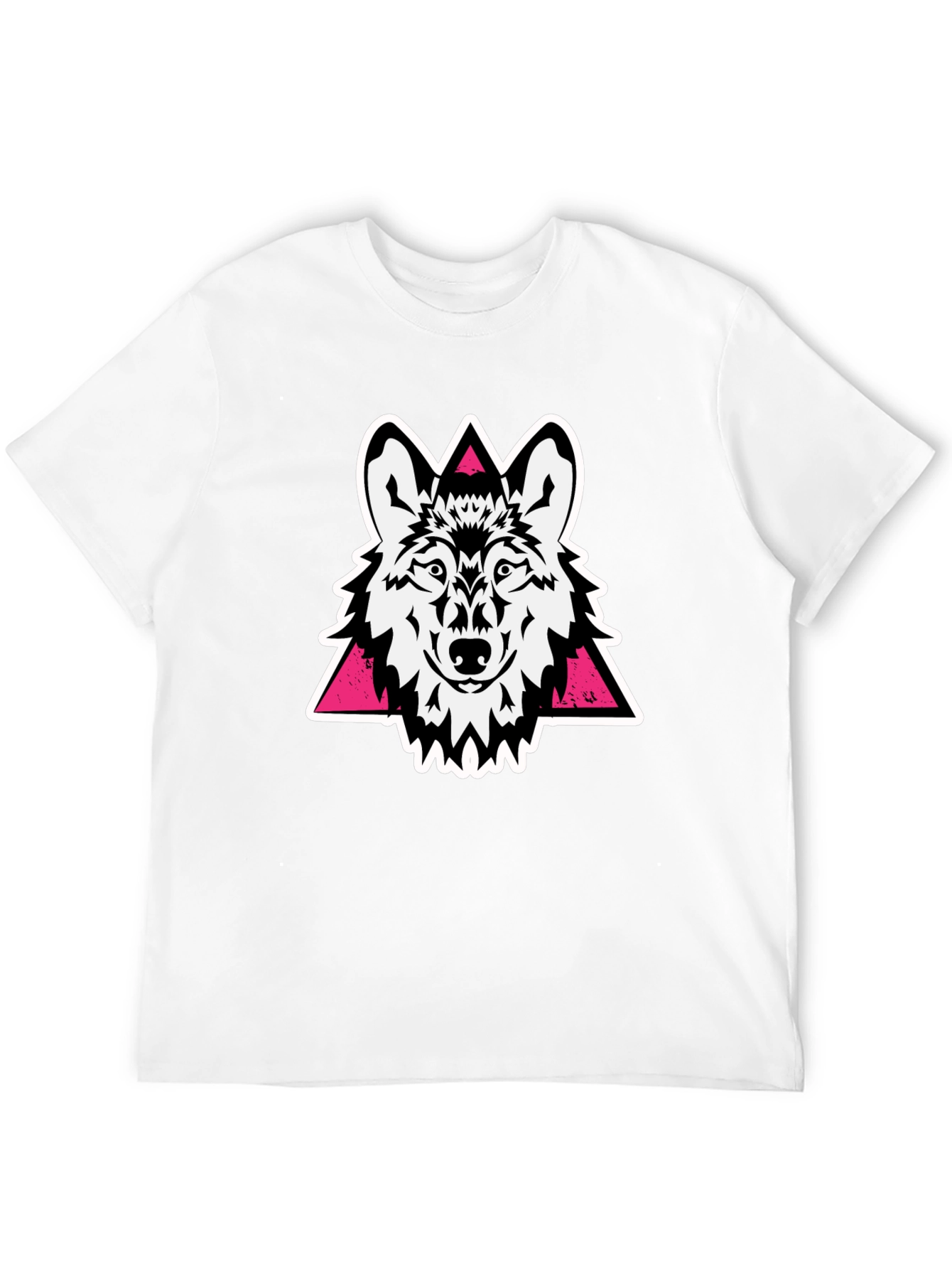 Black Wolf Graphic Tee - Black Cotton Blend view 12