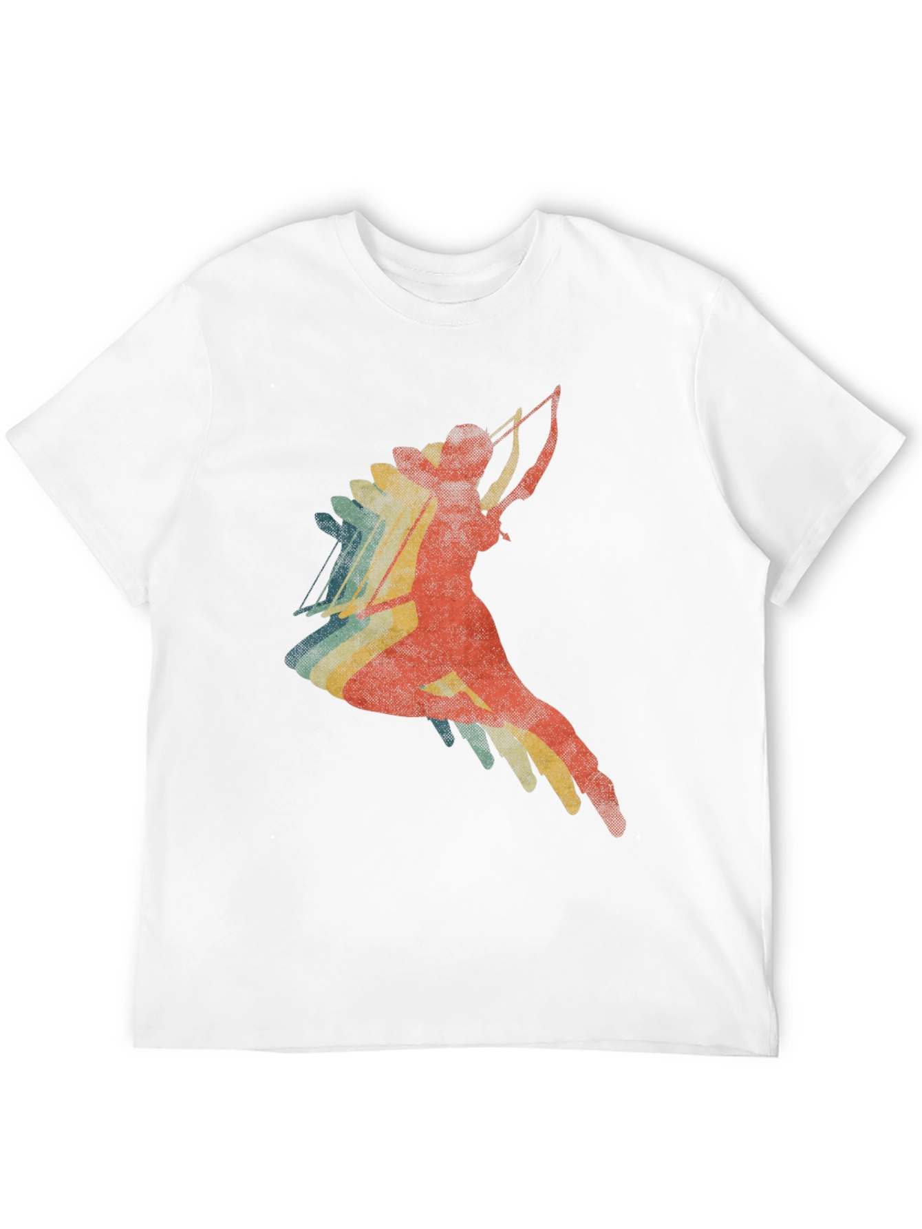 Black Retro Archer T-Shirt - Vintage Style Archery Tee view 12