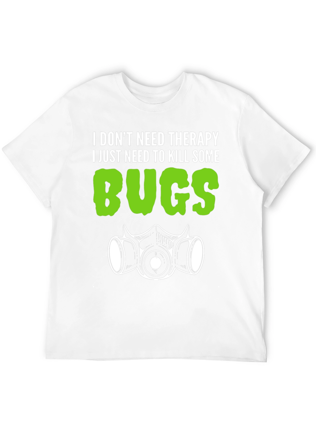 Black Funny Bug Killing T-Shirt view 12