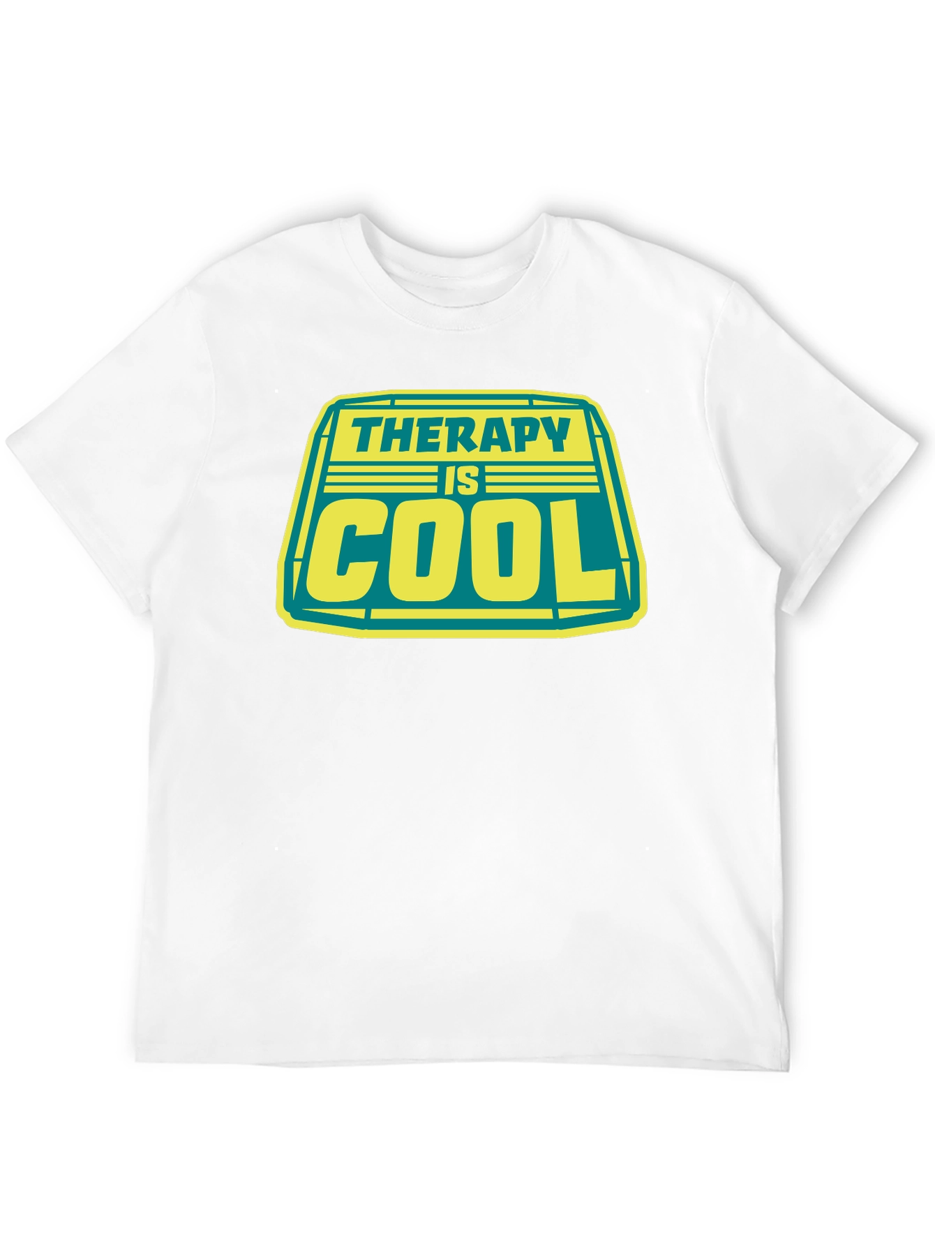 Black Therapy is Cool Graphic Tee - Black view 12