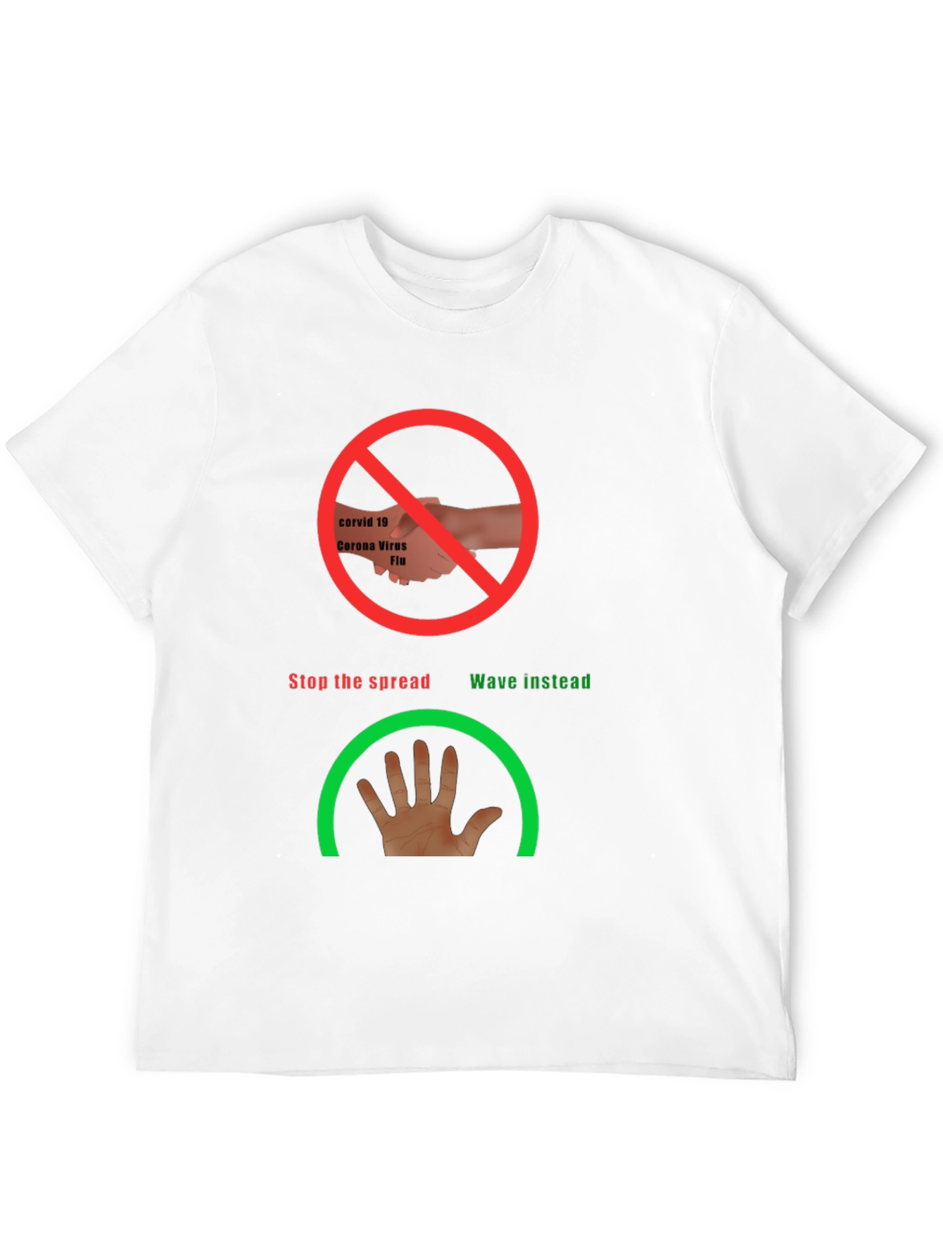 Black Stop the Spread Novelty Tee - Wave Instead! view 12