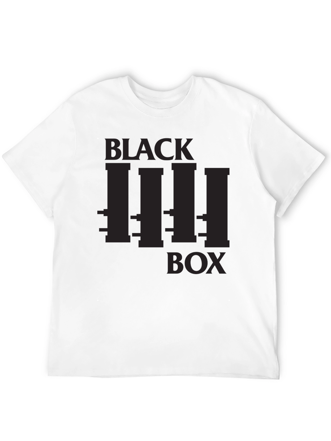 Black Black Box Graphic Tee - Stylish Minimalist Design view 12