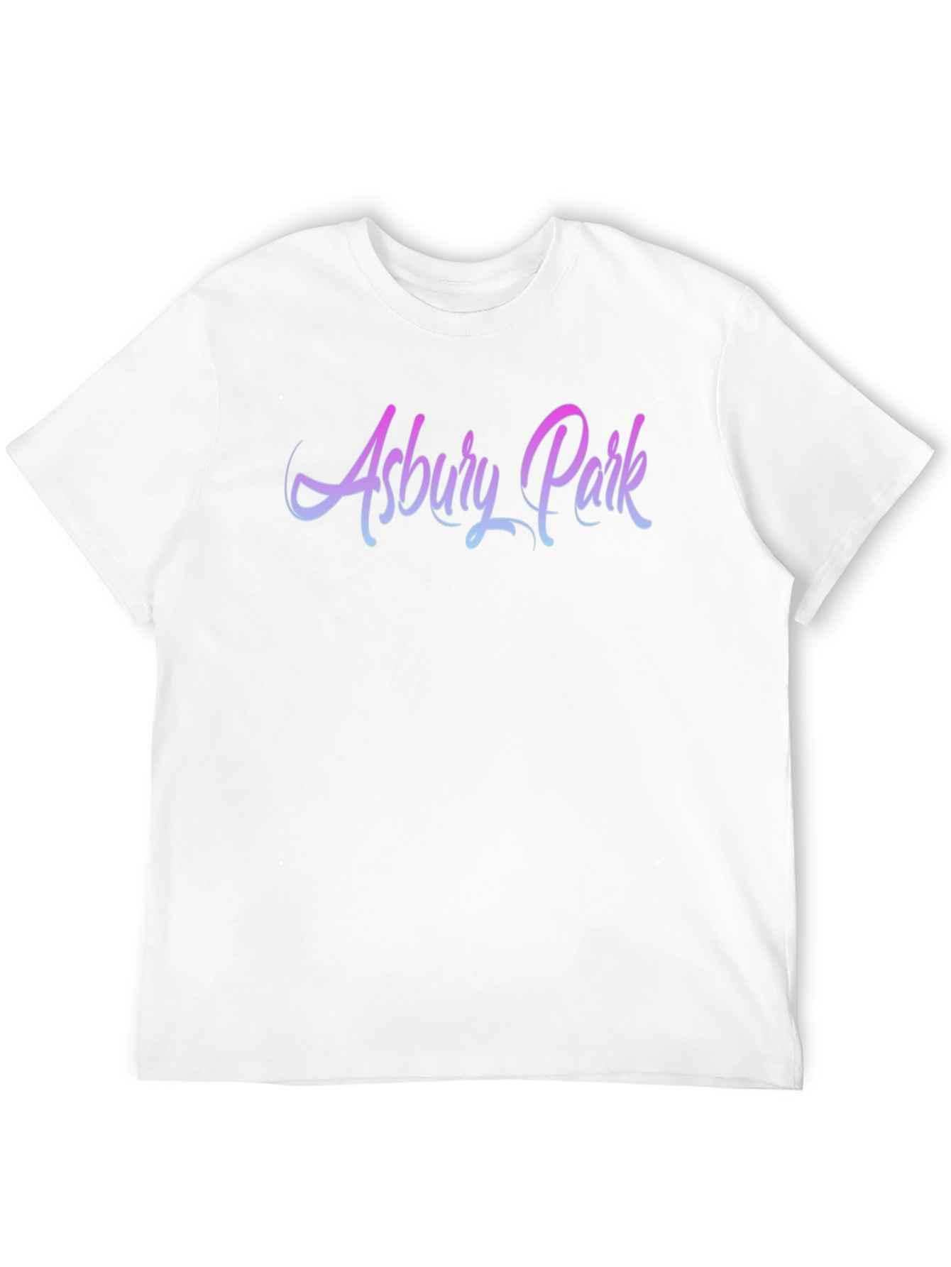 Black Asbury Park Gradient Text Graphic Tee view 12