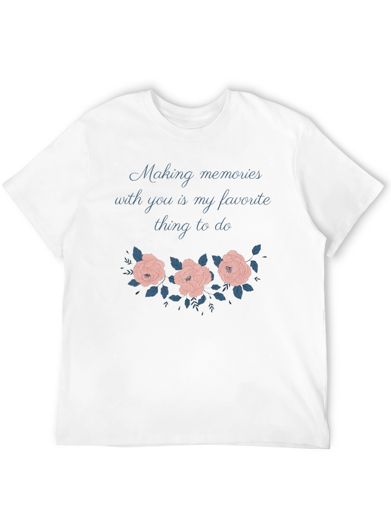 Black Making Memories Floral Graphic Tee - Unisex view 12