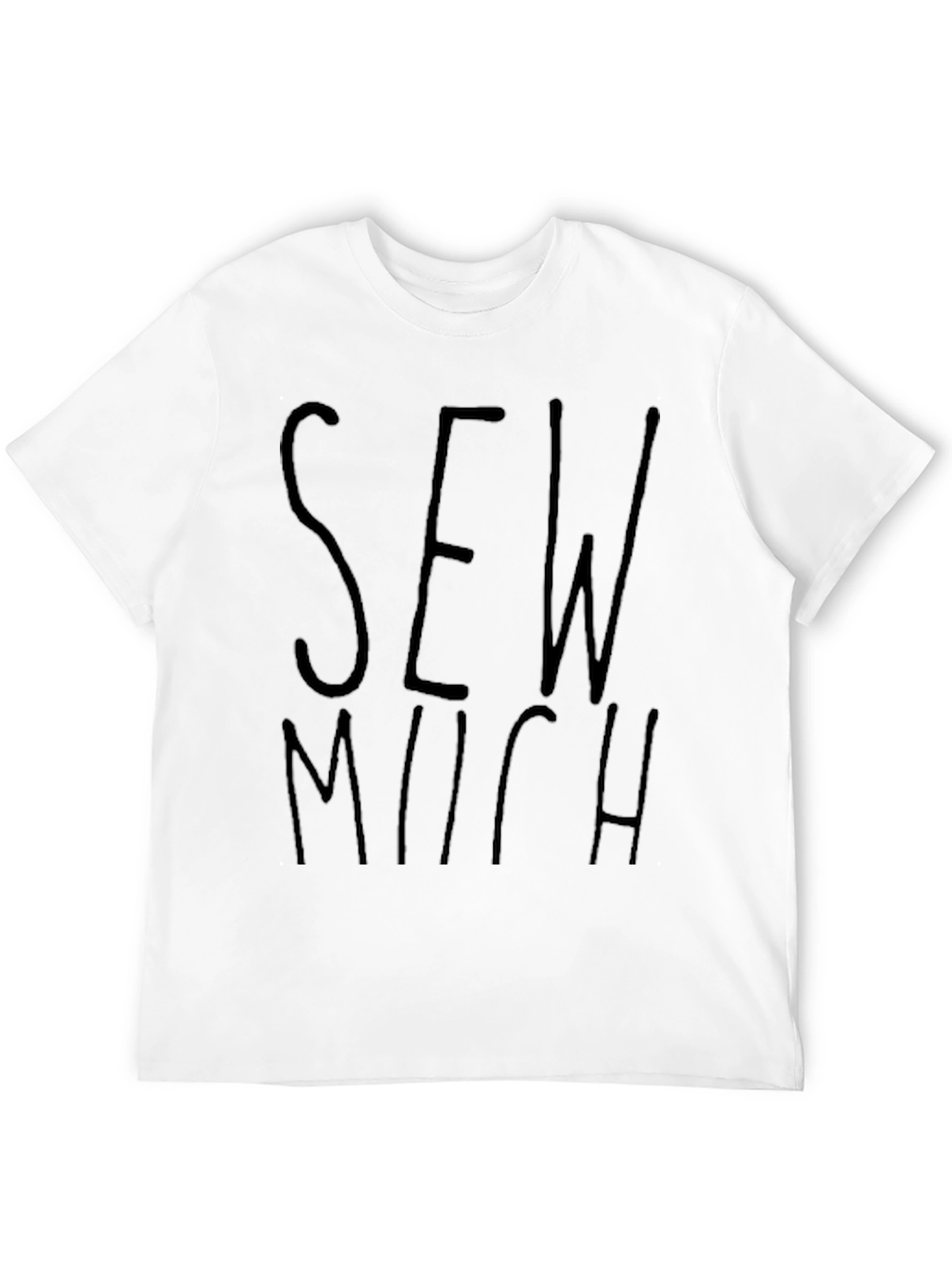 Black Sew Much Pun T-Shirt view 12