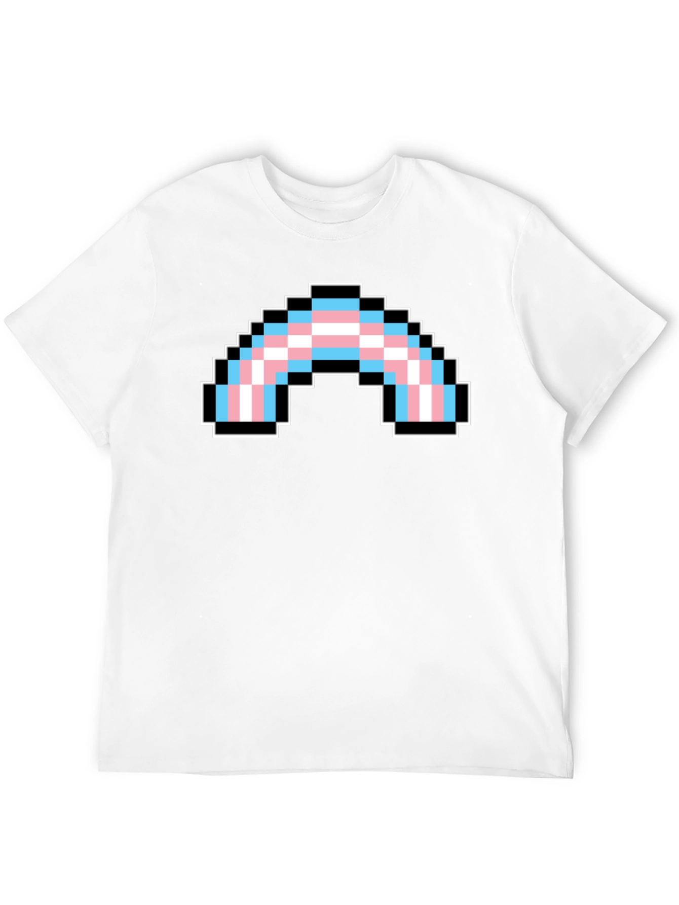 Pixel Transgender Rainbow Pride T-Shirt - 12