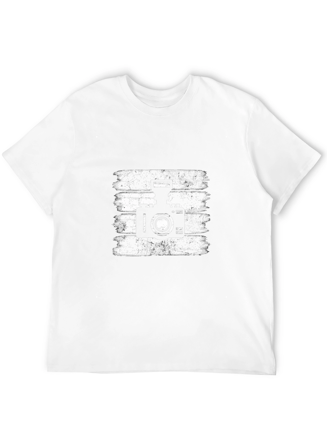 Black Retro Camera Graphic T-Shirt - Photographer Tee view 12