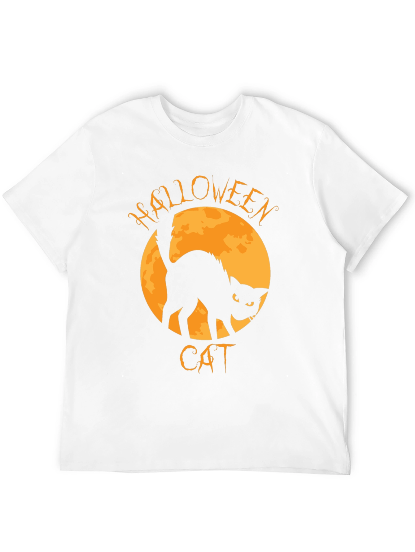 Black Halloween Cat T-Shirt view 12