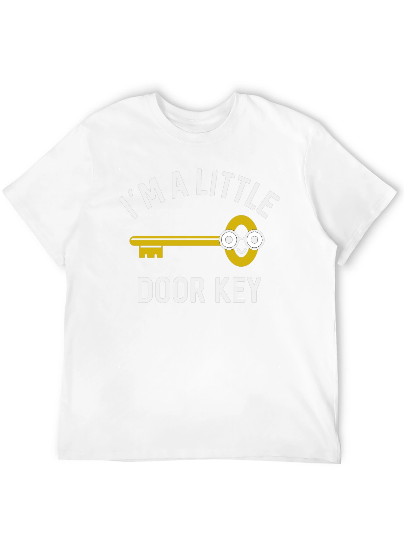 Black I'm A Little Door Key Funny Graphic T-Shirt view 12