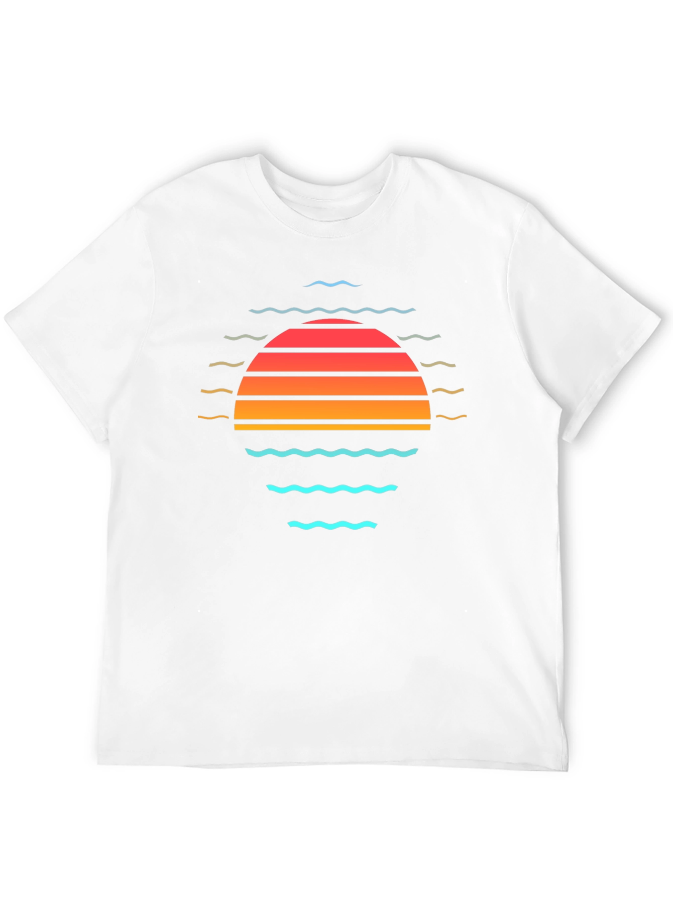 Black Retro Sunset T-Shirt - Vintage Graphic Tee view 12