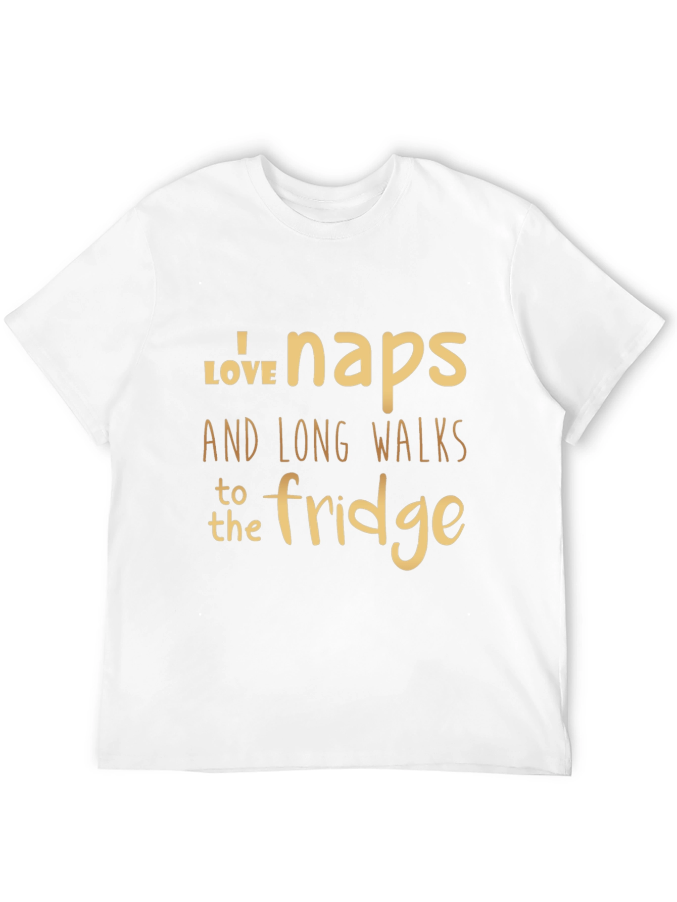 Black Funny Naps and Fridge Walks Graphic T-Shirt view 12