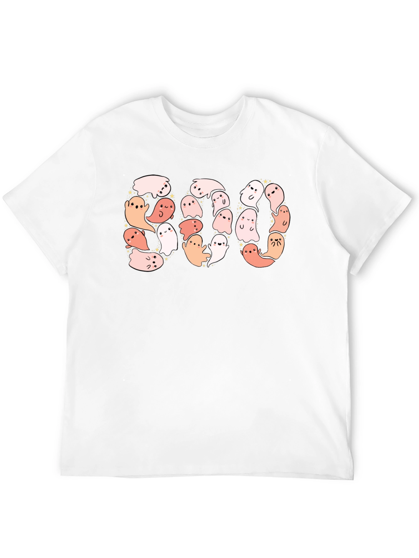 Black Boo Ghost Graphic Tee - Halloween Fun! view 12