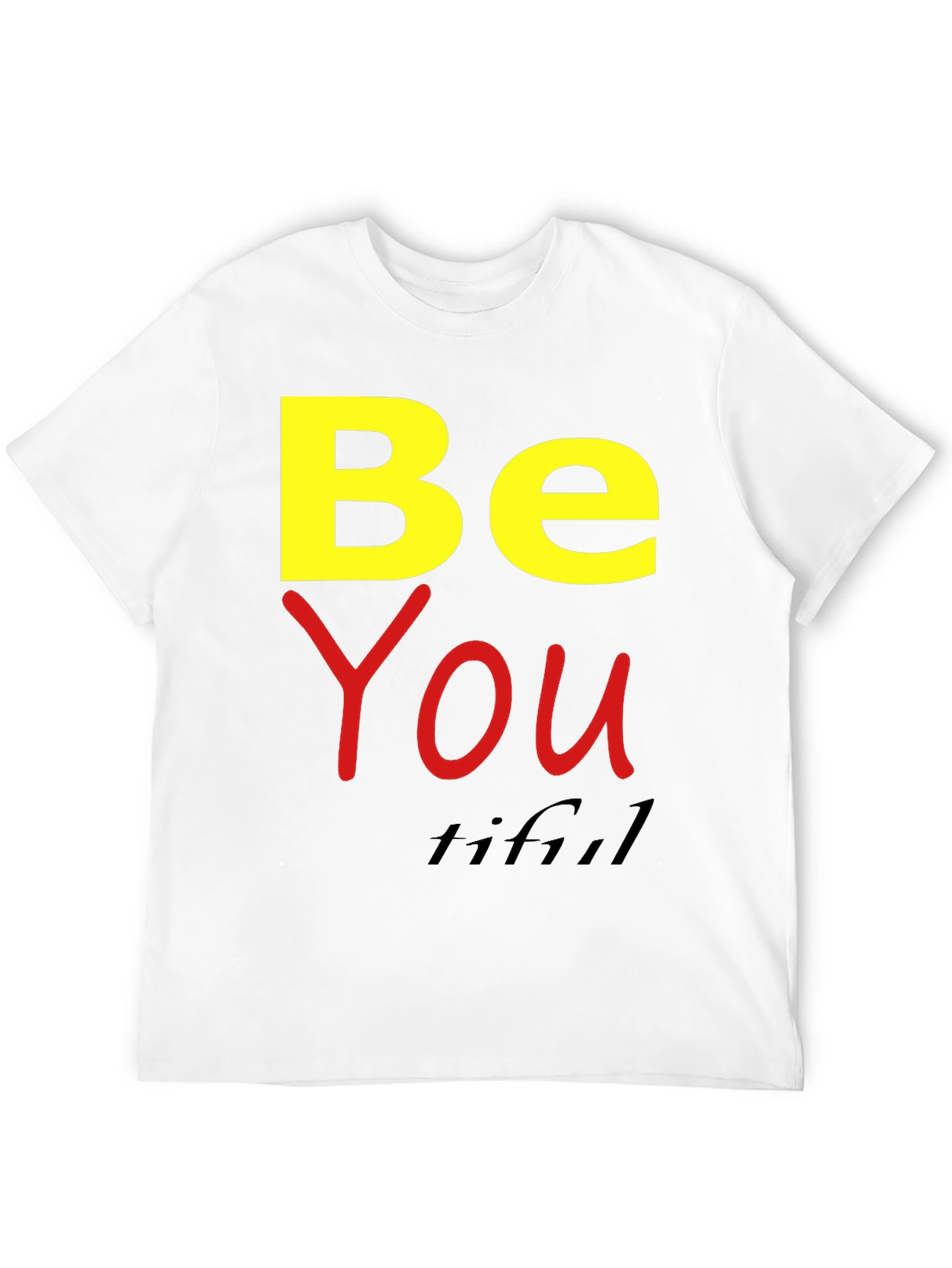 Black Be You Tiful Graphic Tee - Black view 12