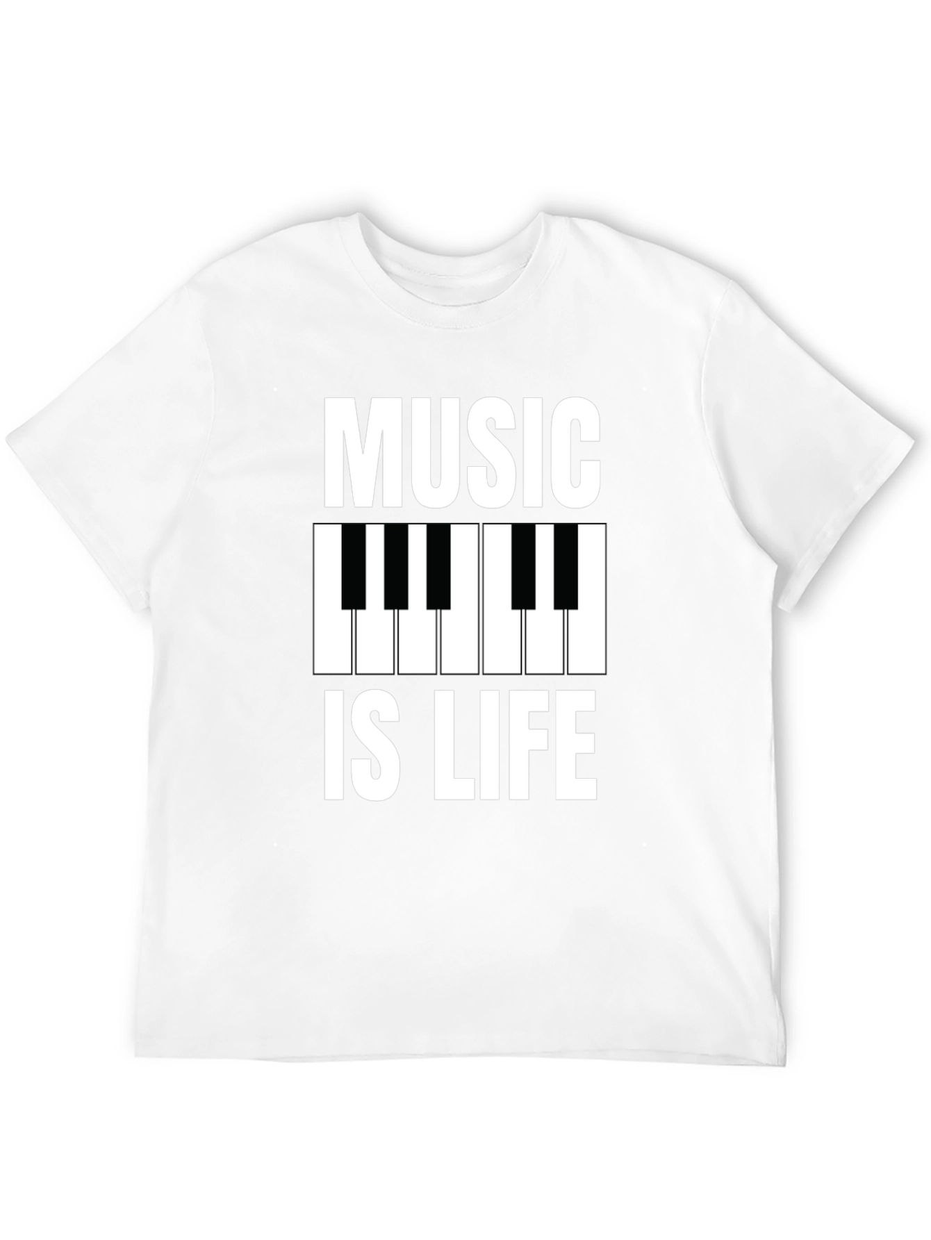 Black Music is Life Graphic T-Shirt - Black view 12