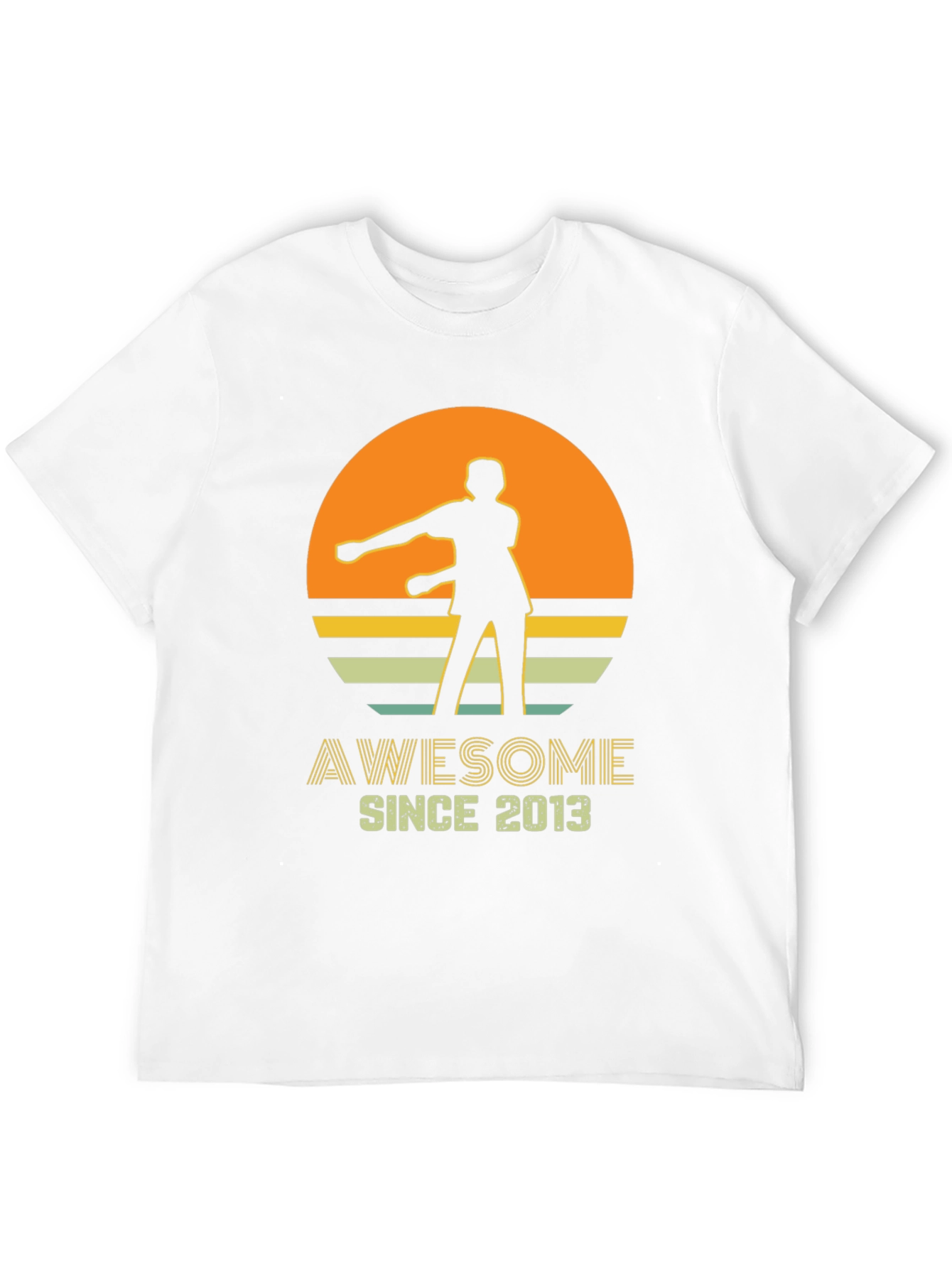 Black Awesome Since 2013 Graphic Tee view 12