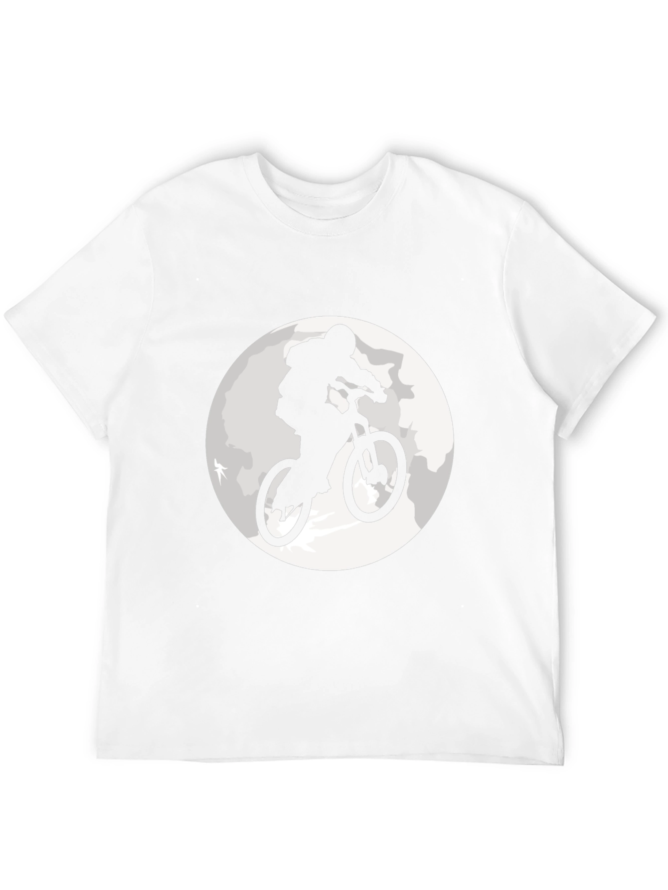 Black Mountain Bike Moon Graphic T-Shirt view 12
