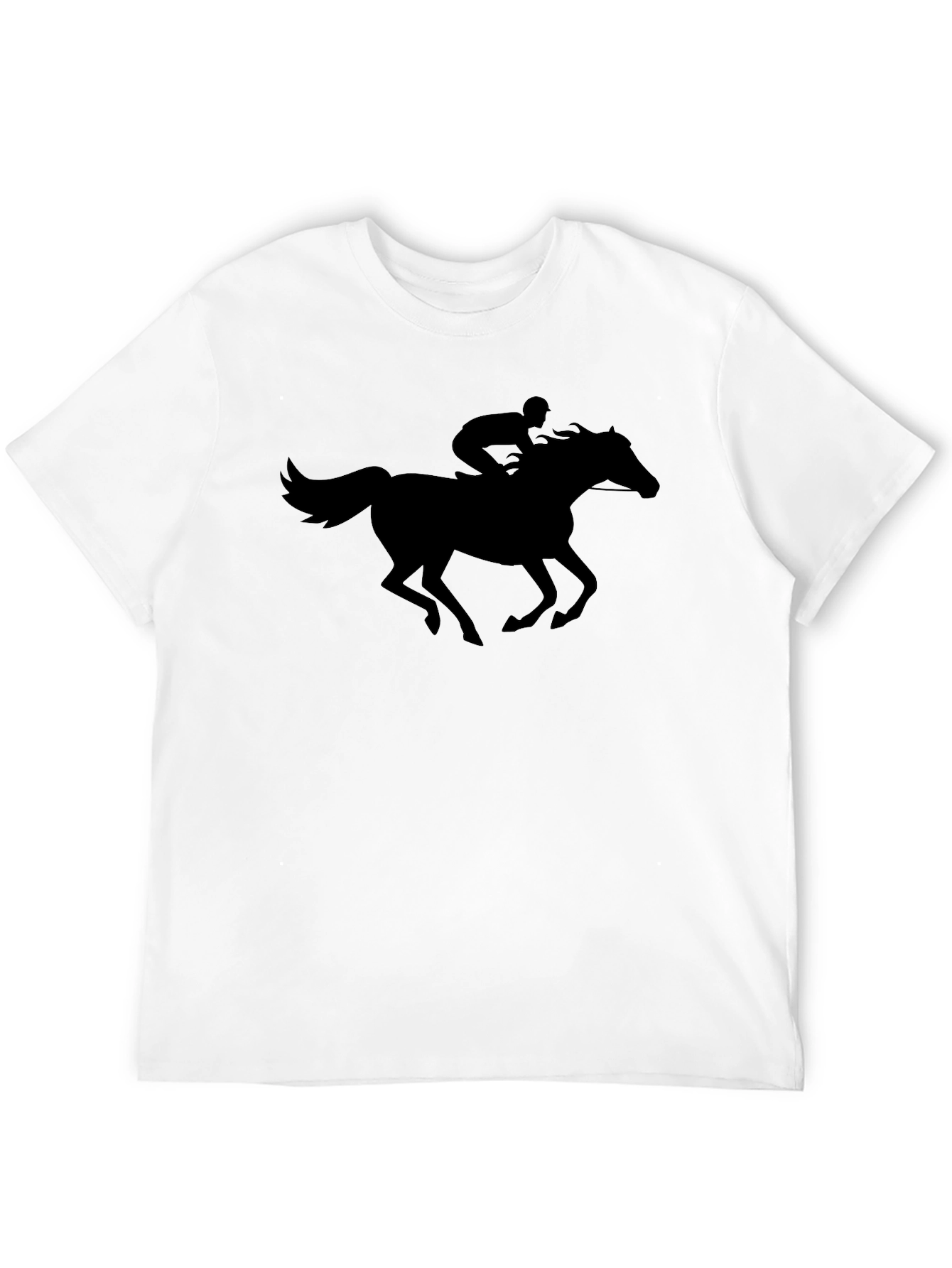 Black Black Horse Jockey Graphic Tee view 12