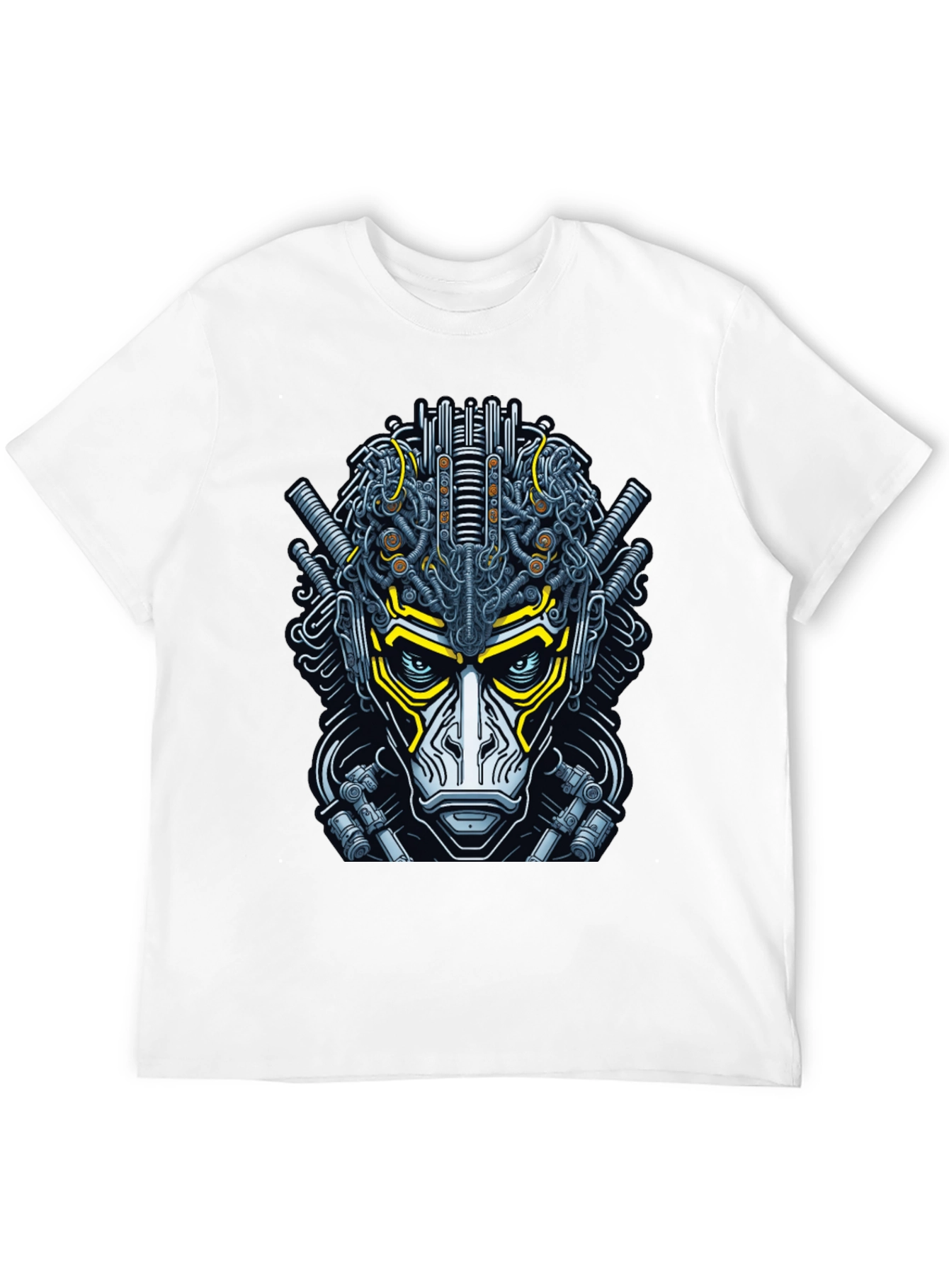 Black Cyberpunk Monkey Graphic Tee - Unique Streetwear view 12