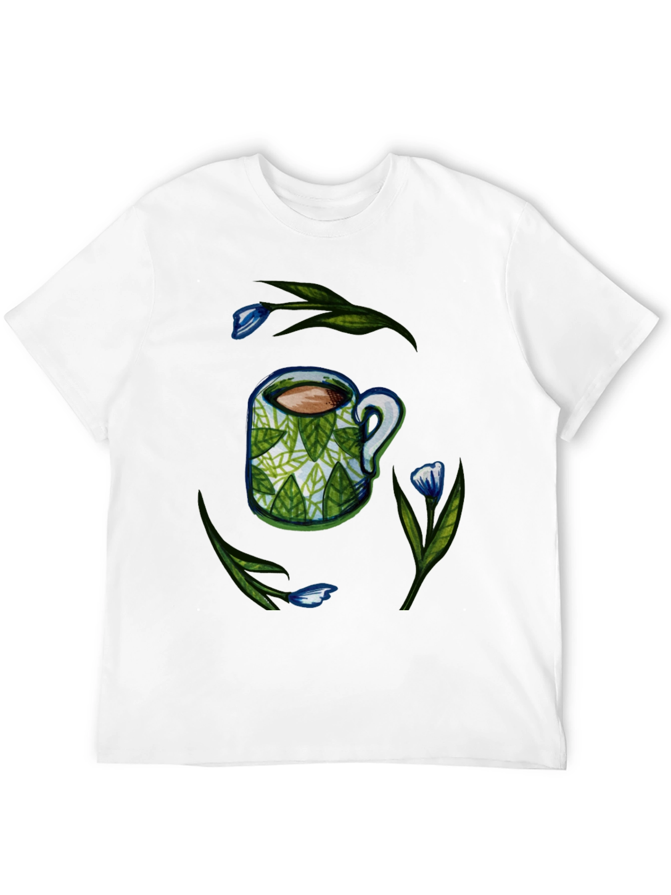 Black Nature Mug T-Shirt - Casual Comfort view 12