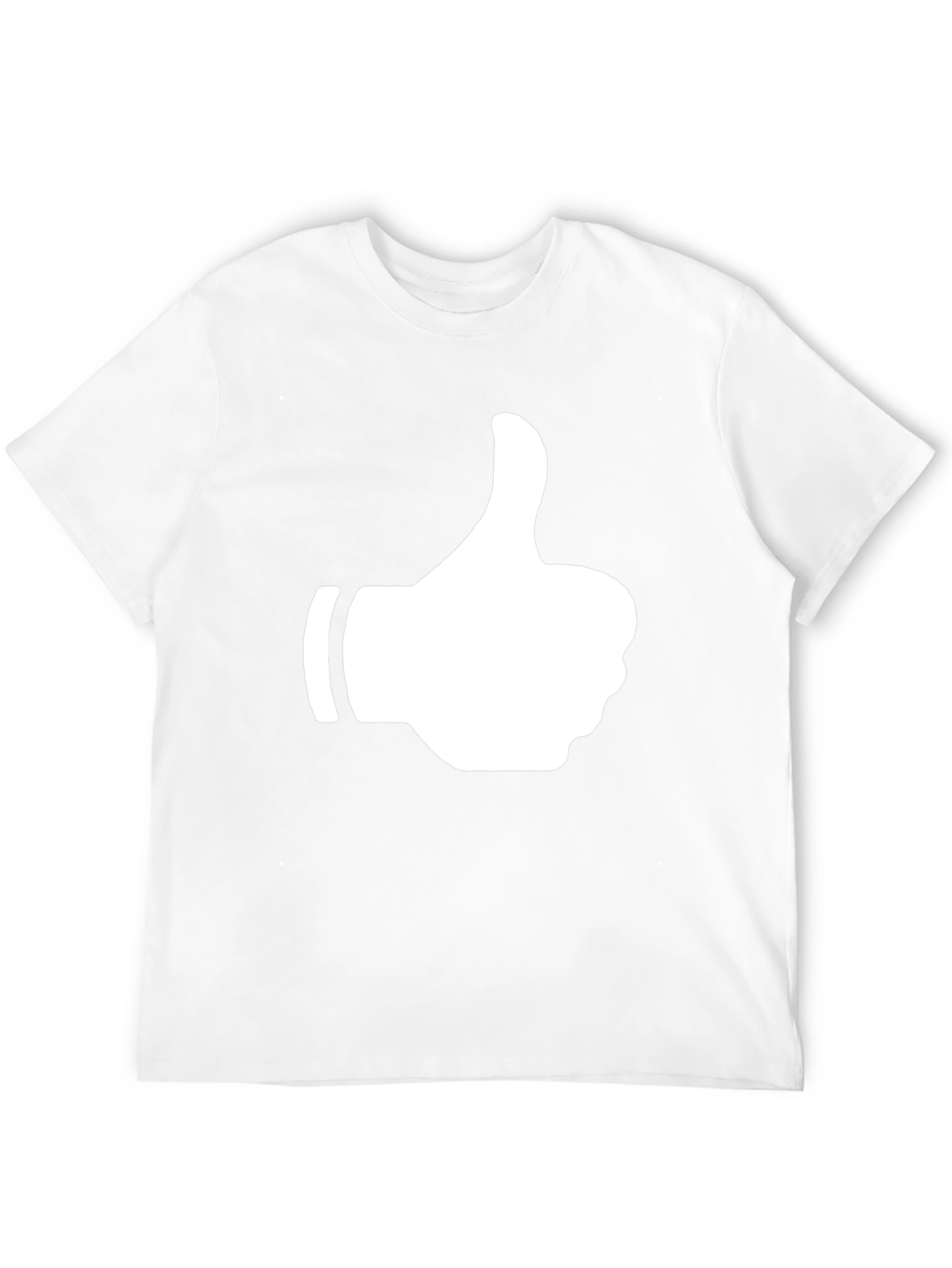 Black Thumbs Up Graphic Tee - Casual Comfort view 12
