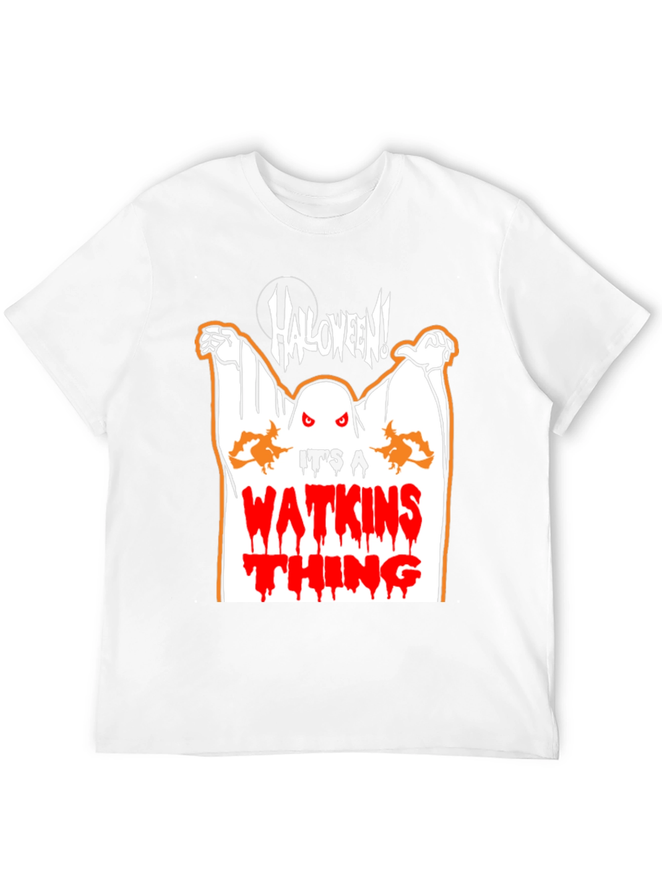 Black Halloween Watkins Thing T-Shirt view 12