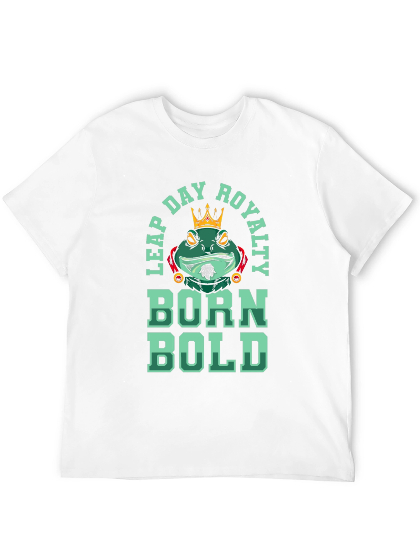 Black Leap Day Royalty Graphic T-Shirt - Born Bold Frog Tee view 12