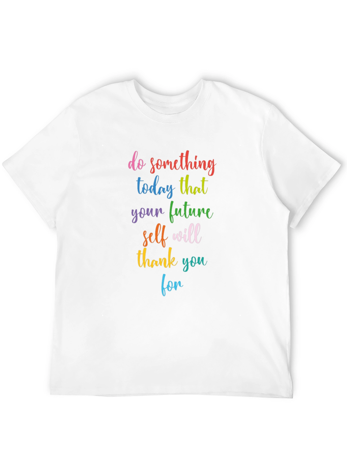 Black Inspirational Quote Graphic Tee - Do Something Today view 12