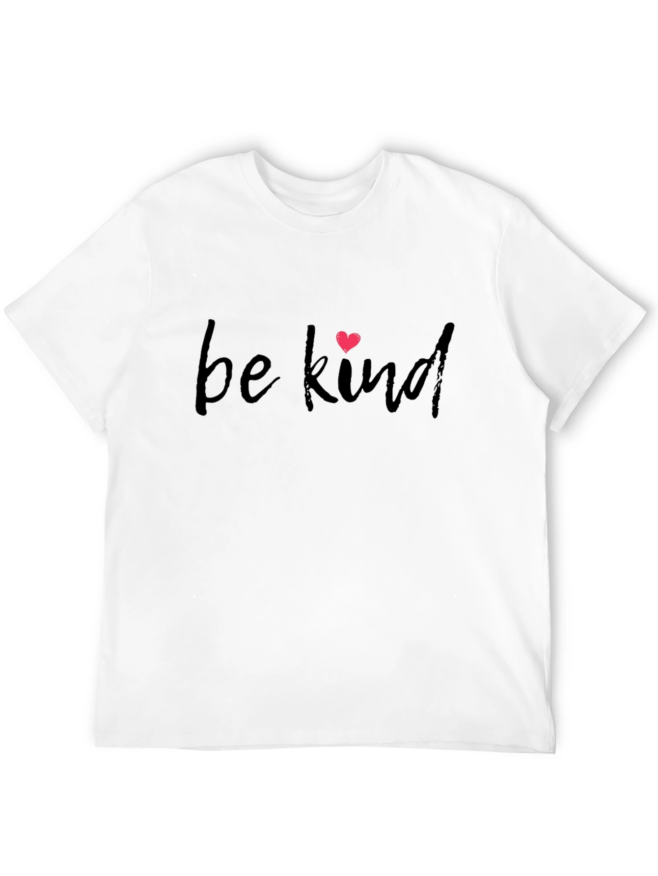 Black Be Kind Heart Graphic T-Shirt - Black view 12