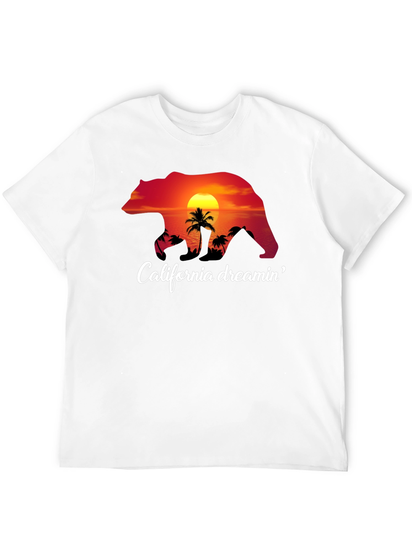Black California Dreamin' Bear Graphic Tee view 12