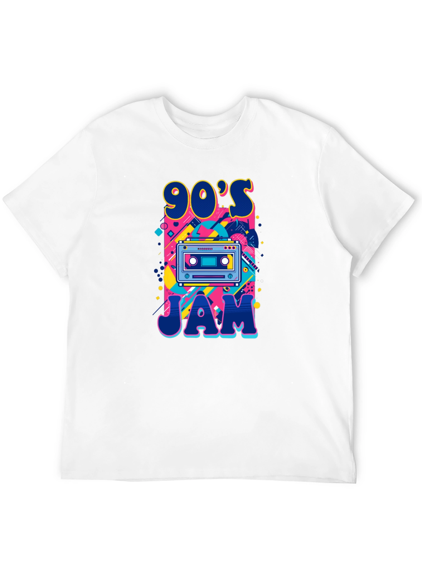 90's Jam Cassette Tape Retro Graphic T-Shirt - 12