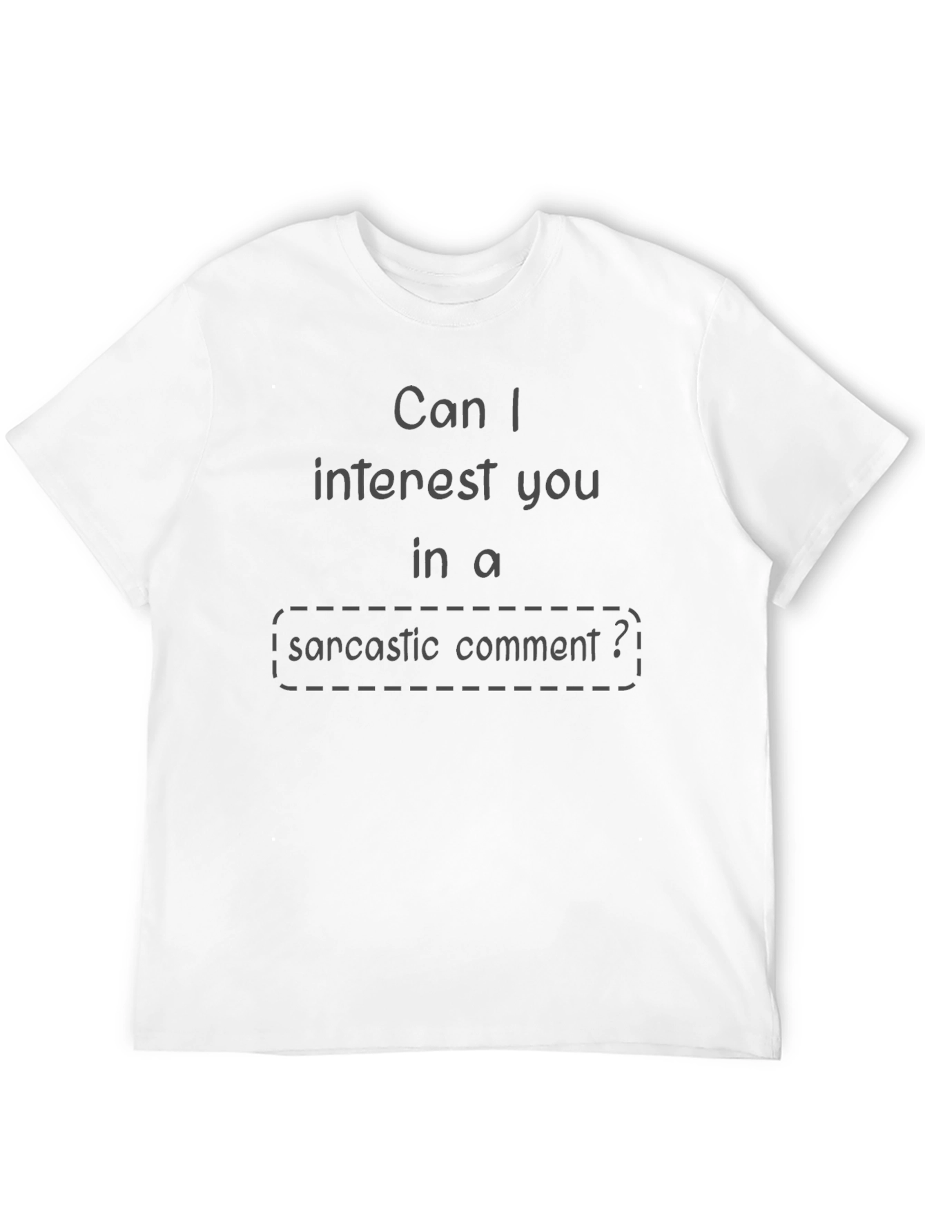 Black Sarcastic Comment T-Shirt - Humor Tee view 12