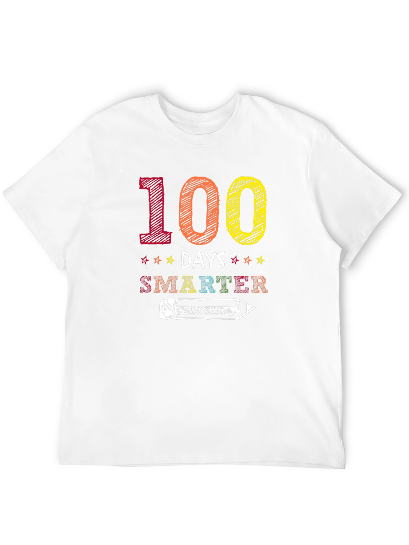 Black 100 Days Smarter Graphic T-Shirt view 12