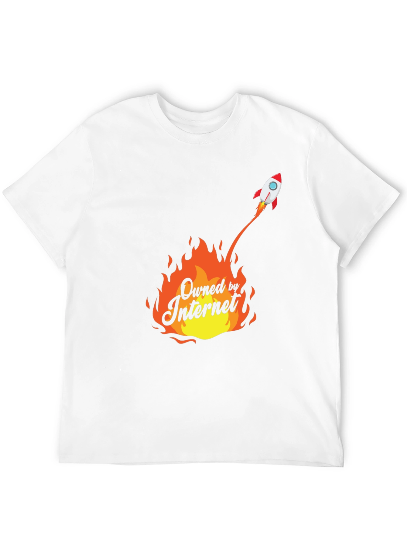 Owned By Internet Rocket Black T-Shirt - 12