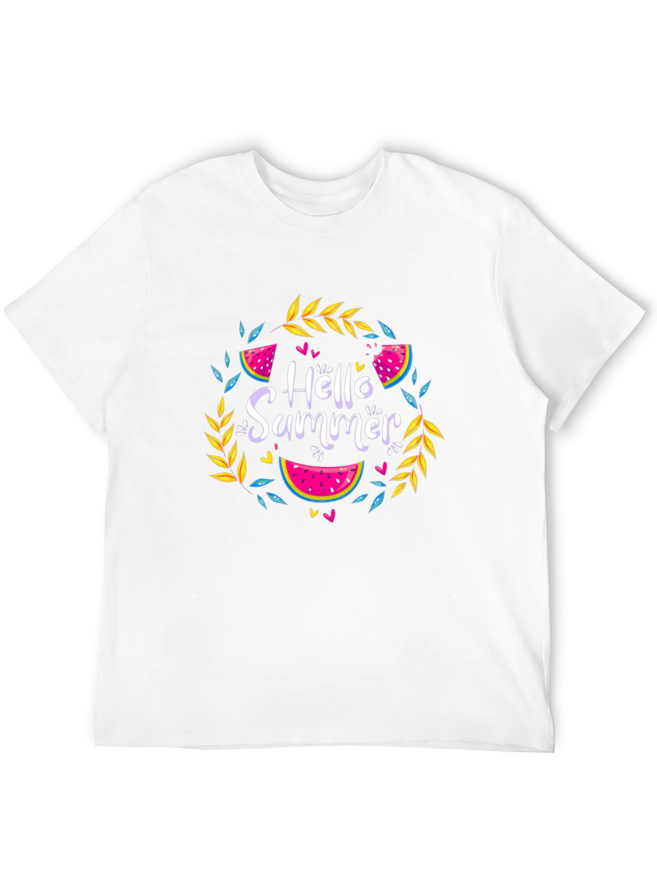 Black Hello Summer Black T-Shirt view 12