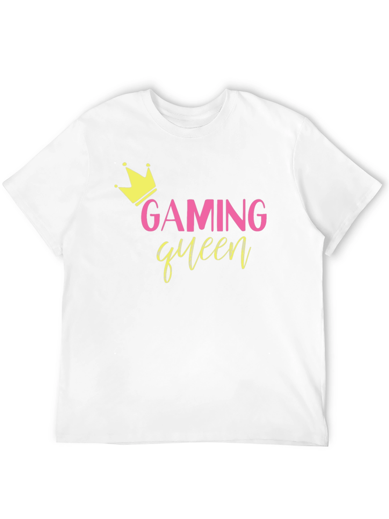 Black Gaming Queen Black T-Shirt view 12