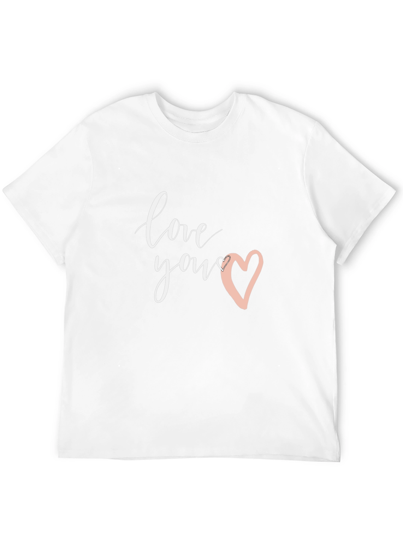 Black Love You Heart Graphic Tee - Black view 12