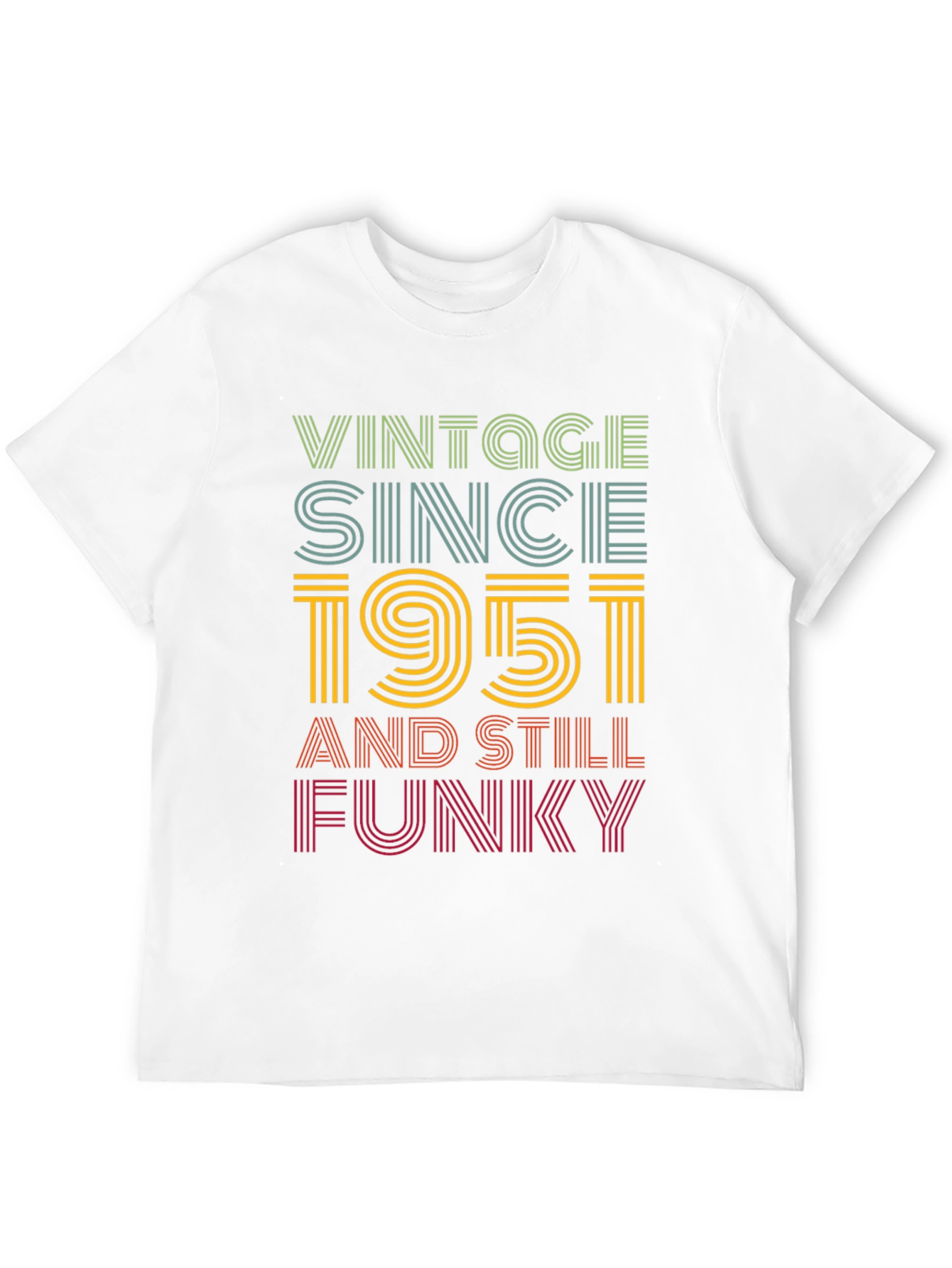 Black Vintage Since 1951 Funky Graphic T-Shirt view 12