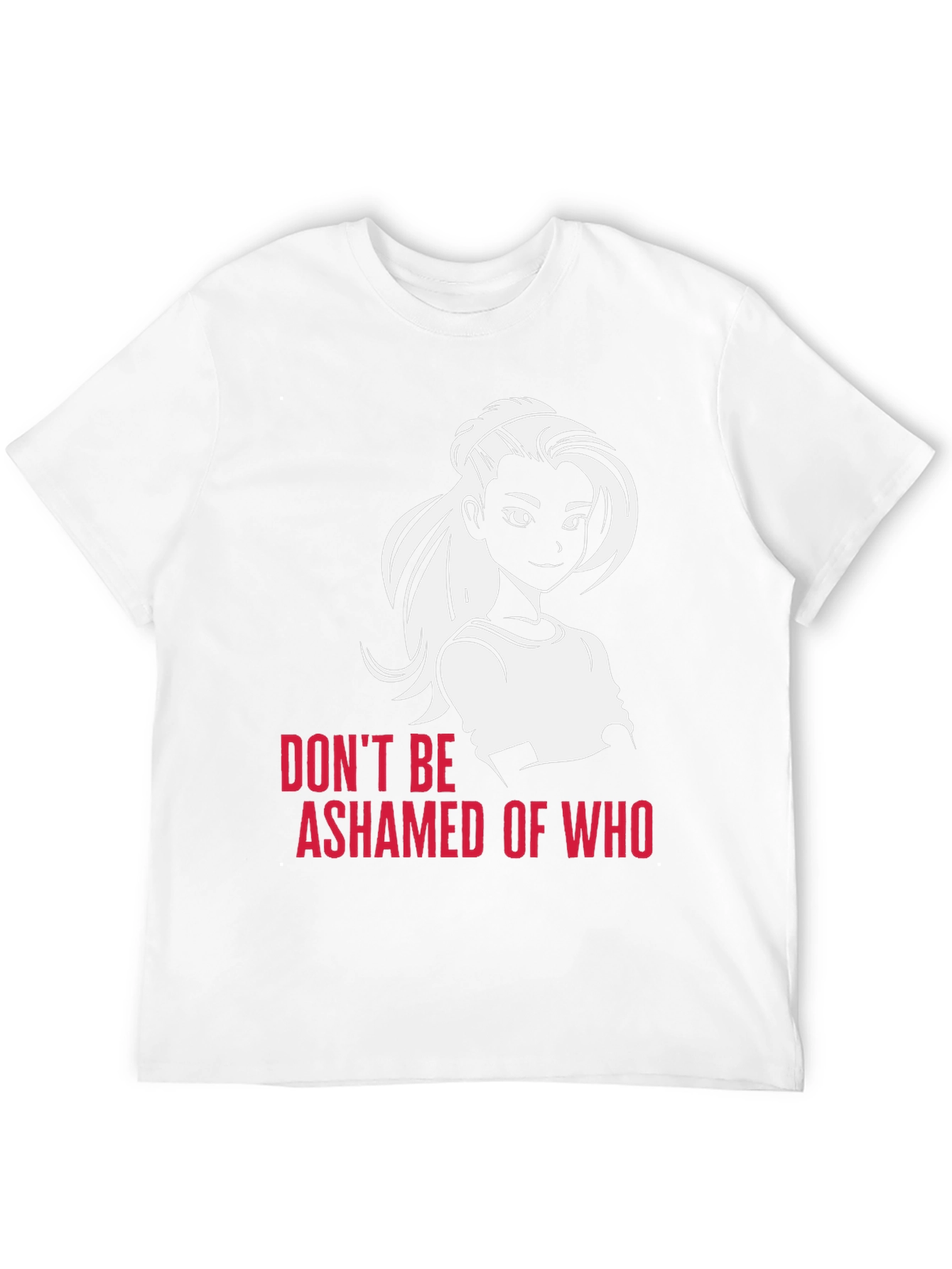 Black Empowering Graphic Tee: Don't Be Ashamed T-Shirt view 12