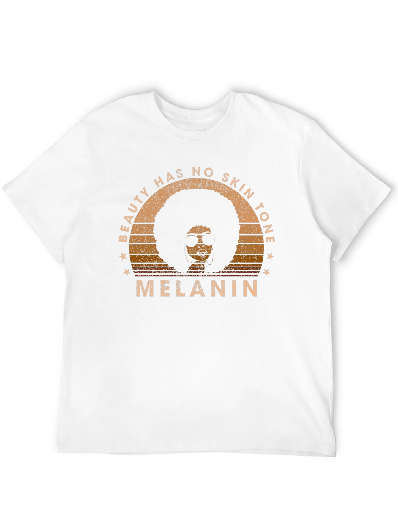 Black Beauty Has No Skin Tone Melanin Graphic Tee view 12