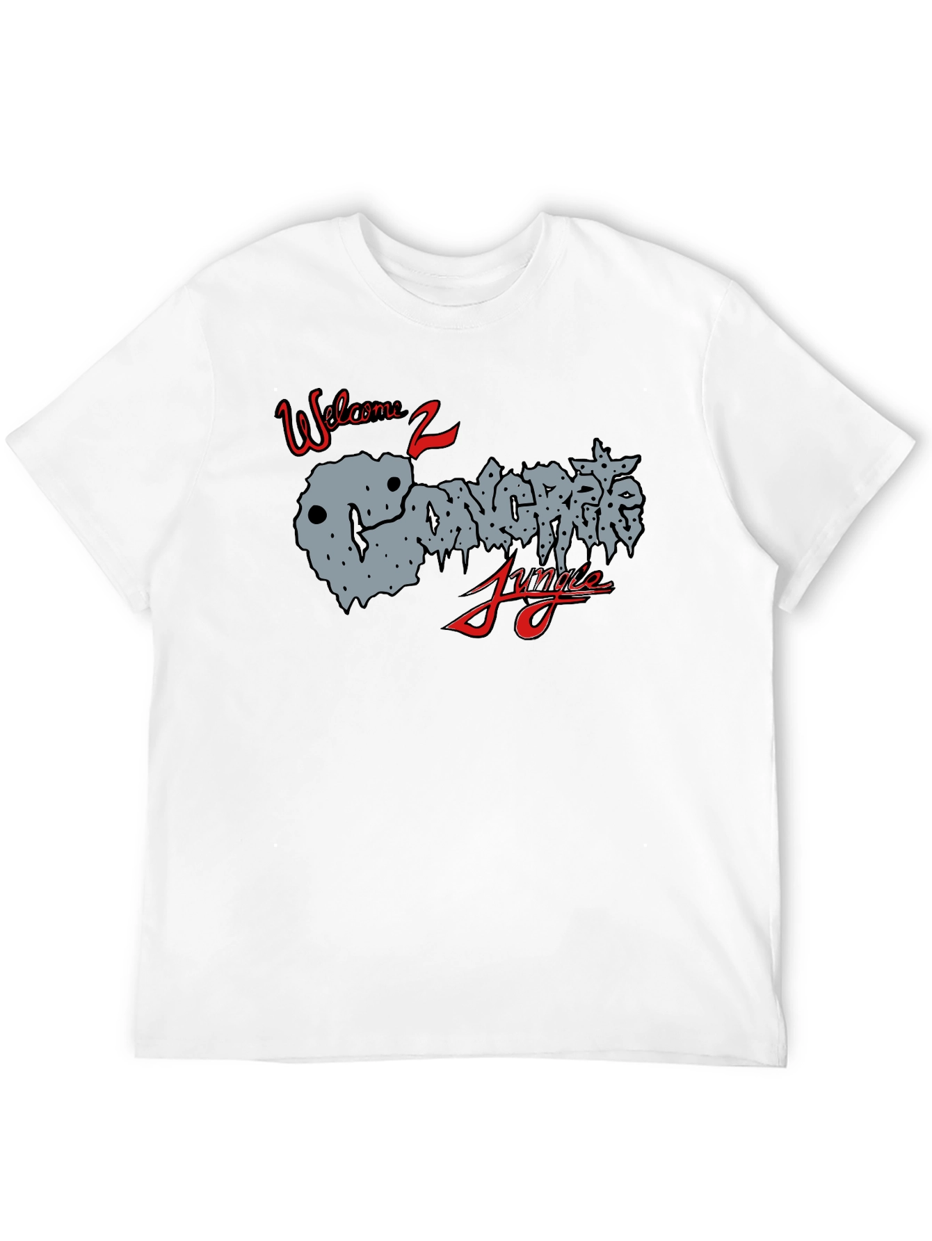 Black Concrete Jungle Tee - Welcome 2 the Jungle view 12