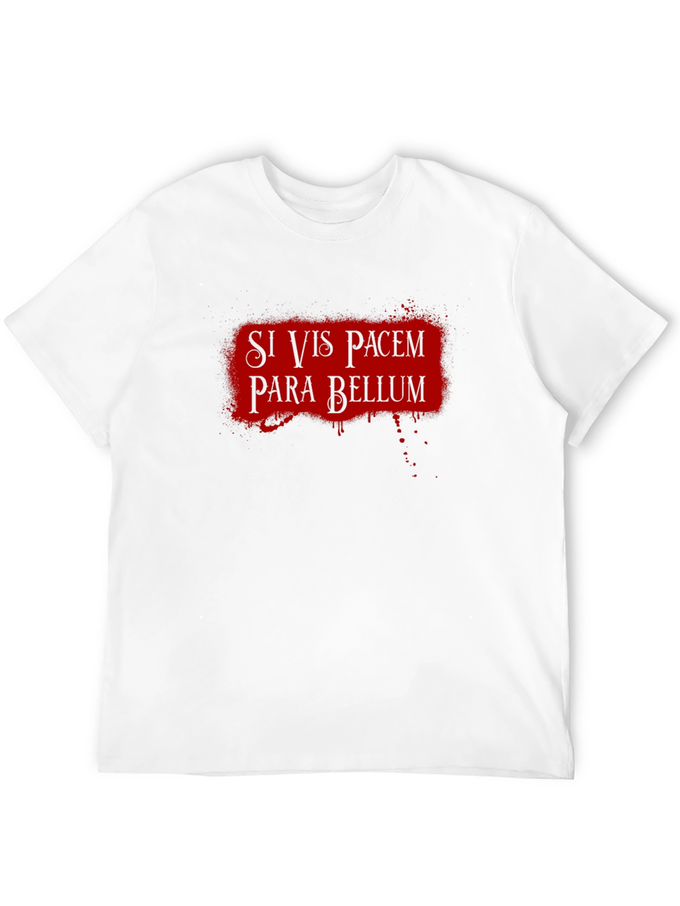 Black Si Vis Pacem Para Bellum T-Shirt - Latin Phrase view 12