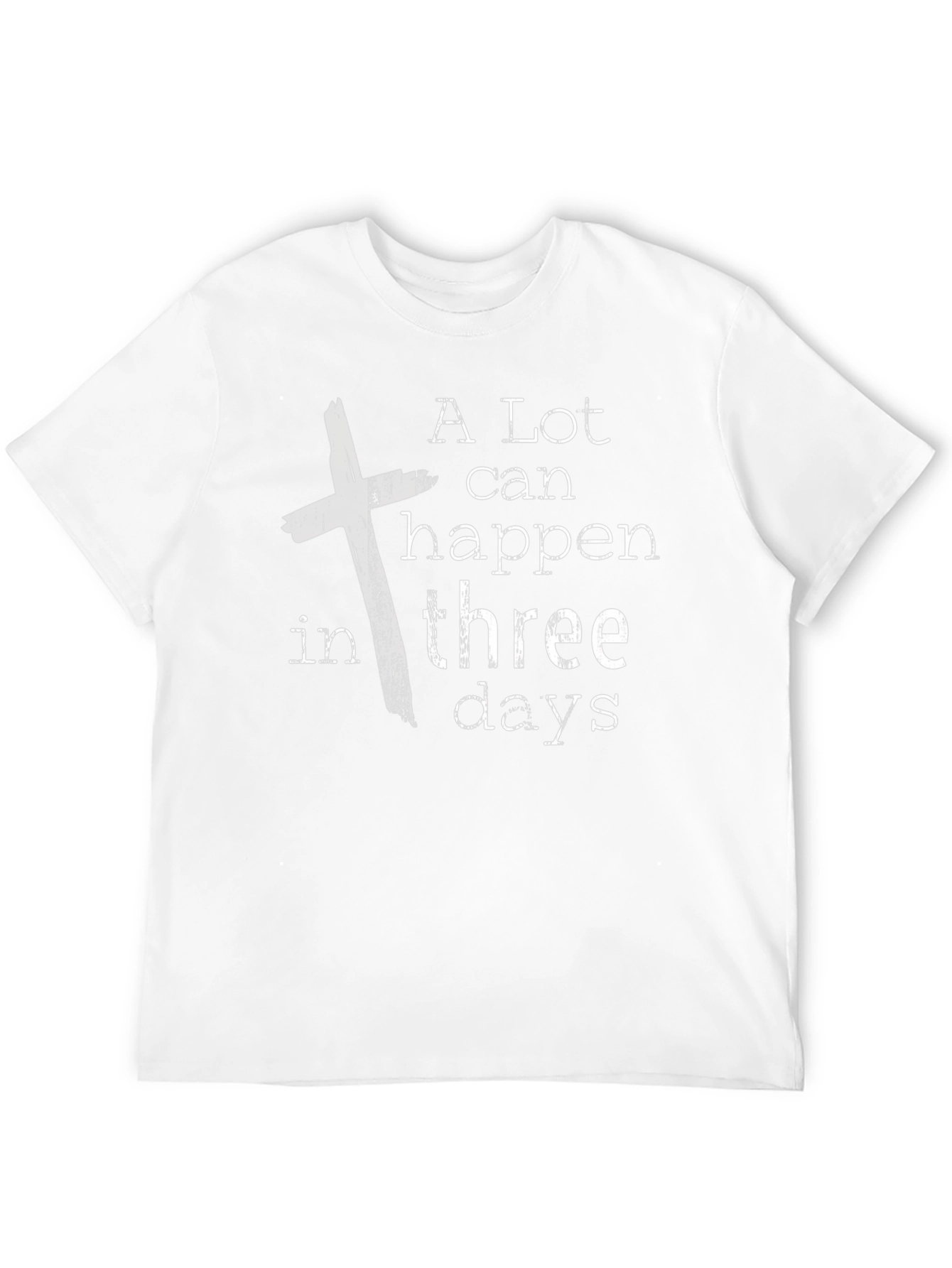 Black A Lot Can Happen in Three Days T-Shirt view 12