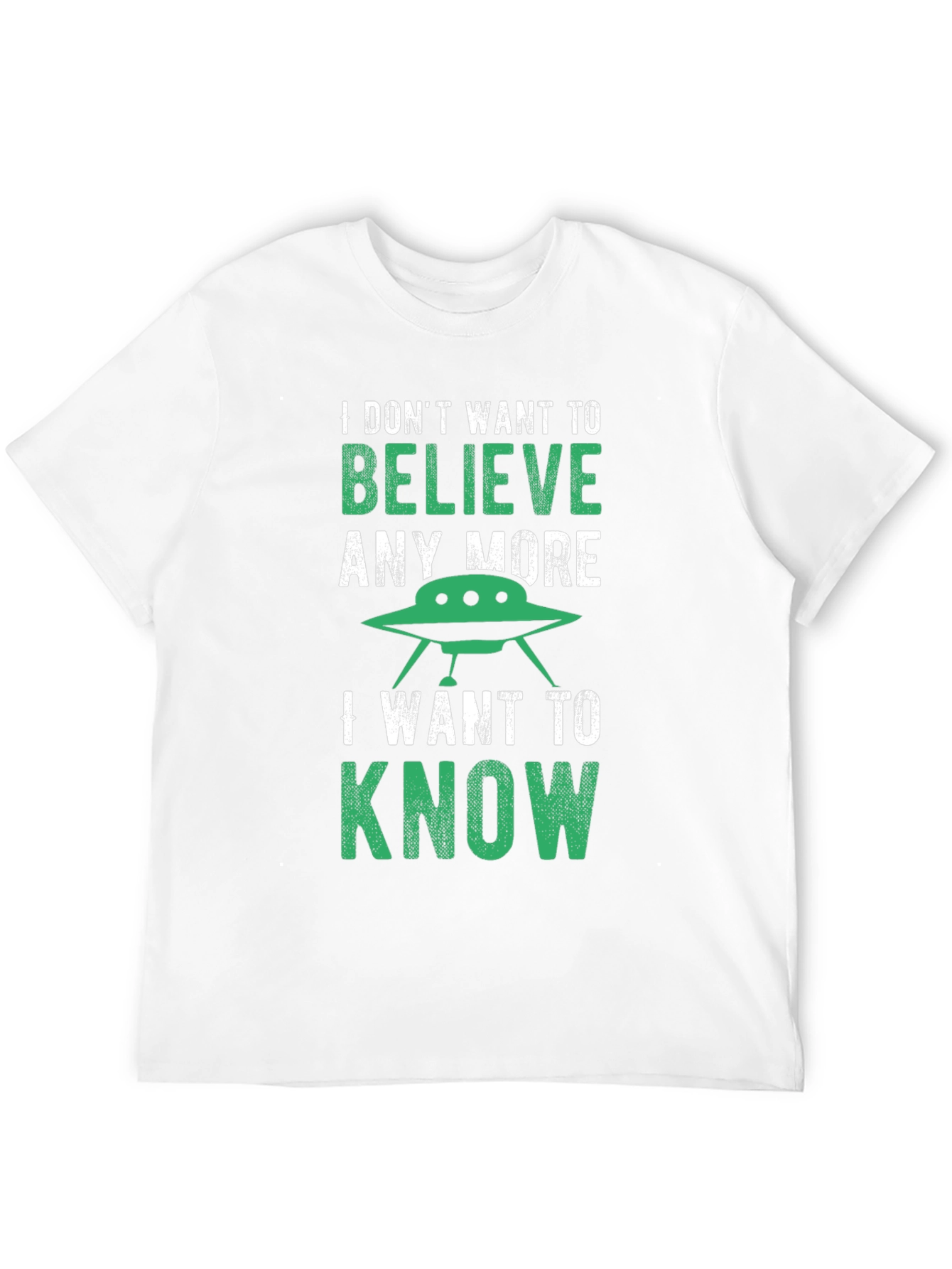 Black I Want to Know UFO Graphic Tee view 12